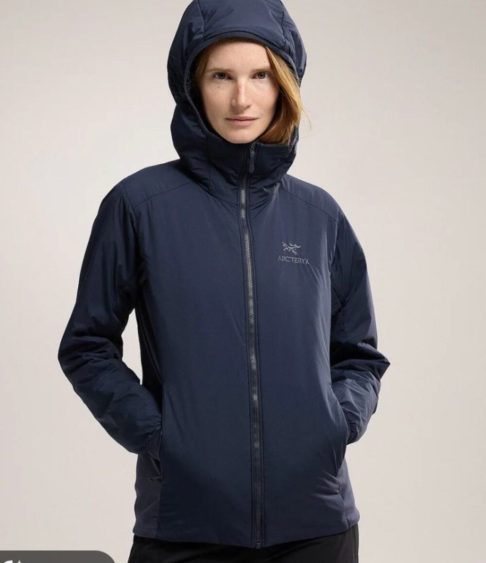 Arcteryx Atom Full Zip Hoody Jacket Navy Blue Medium
